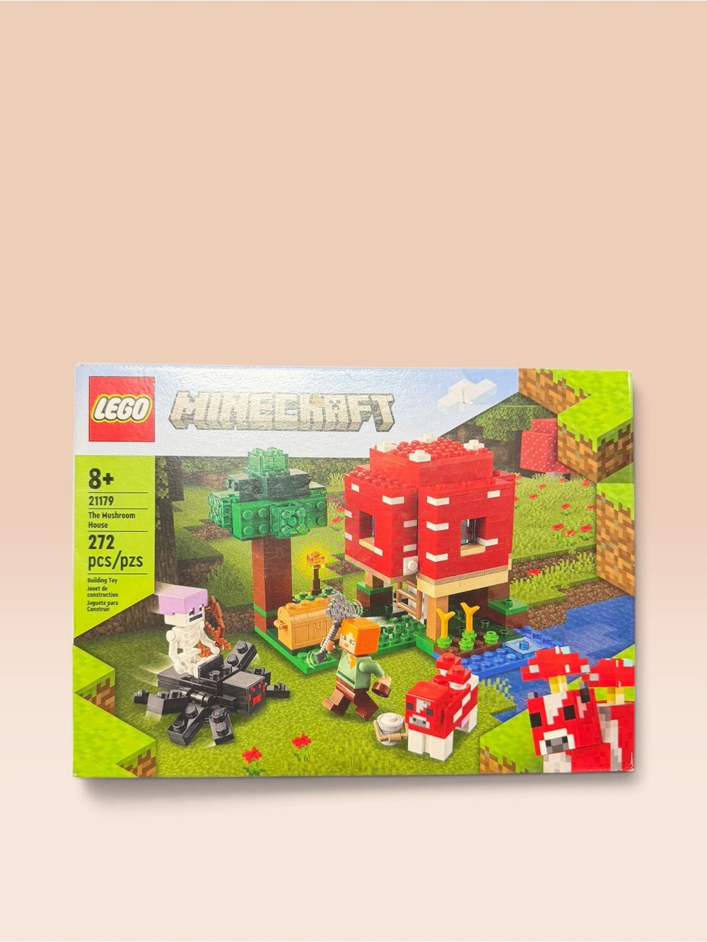 Rare LEGO Minecraft Red Mushroom Island 21179 - Picture 1 of 6